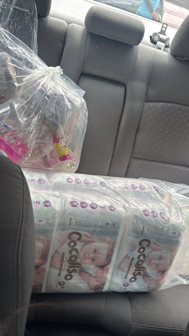 Pañales y kits camino a la entrega